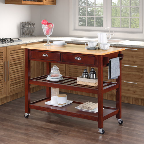 Wayfair Butcher Block Kitchen Islands & Carts You'll Love in 2024